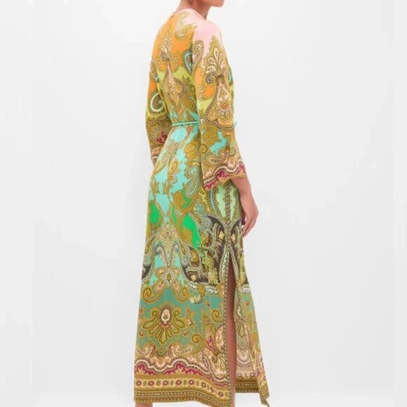 Alemais Multi Clemenza Silk Midi Dress - Picture 2 of 11